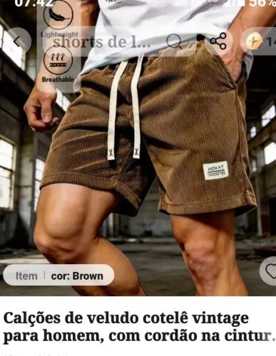 Bermuda masculina
