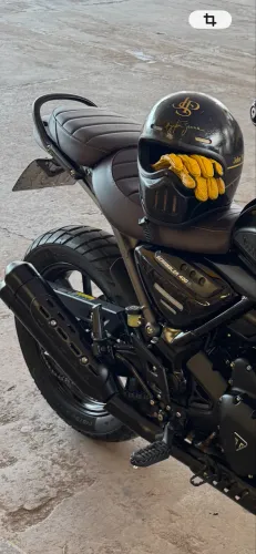 Escapamento / Ponteira Triumph Scrambler 400 x