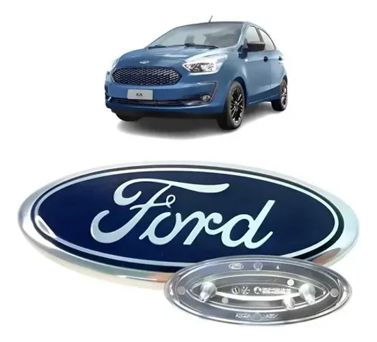 Emblema Dianteiro Parachoque Ford Ka 2015 À 2021 Original 1