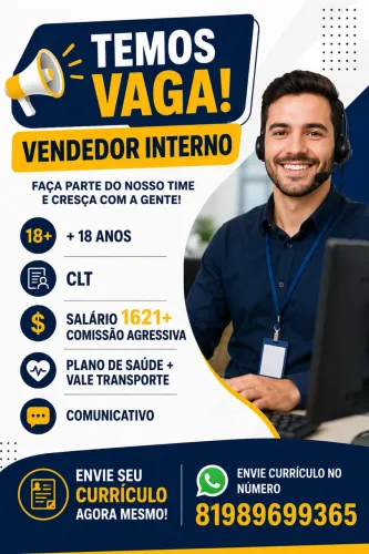 Vaga de vendedor(a)