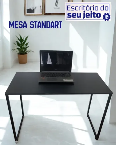 Birô Industrial 1m NOVO Mesa de Escritório Multiuso para Notebook Computador Escrivaninha