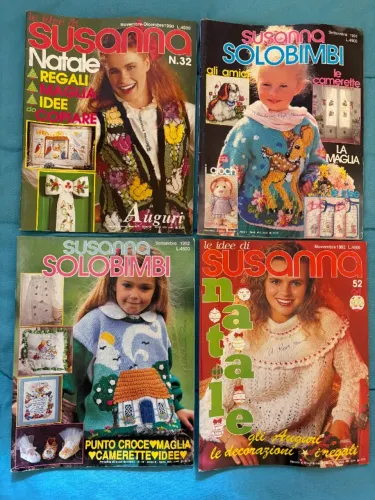 Revistas Italianas Susanna Moda E Artesanato - 8 Revistas 