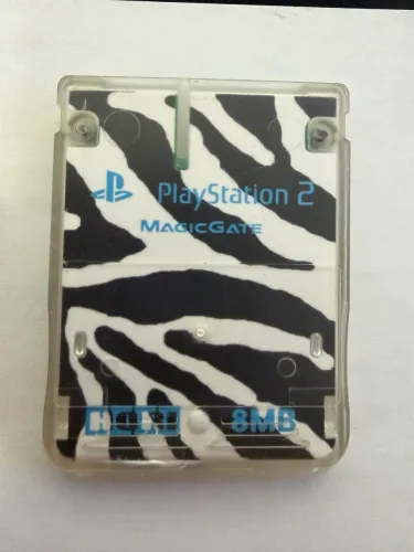 Memory Card Original Zebra PlayStation 2 PS2 Hori