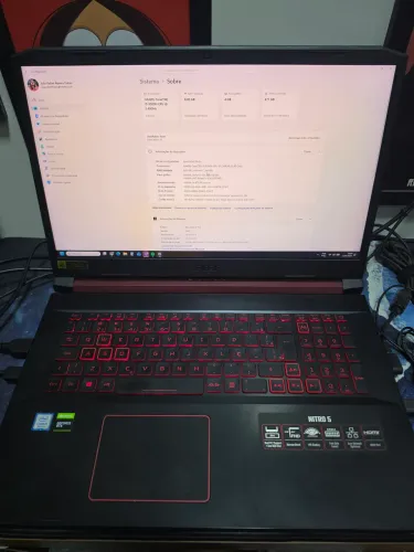 Acer Nitro 5 GTX 1650 AN517-51 novo na caixa