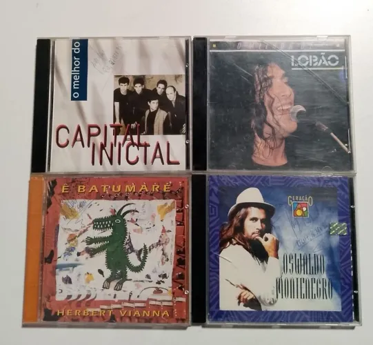 CDs lote 4 CDs nacionais