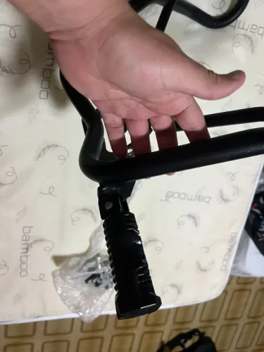 PROTETOR DE CARENAGEM PARA CG TITAN/FAN/START 160 2025 EM DIANTE COM PEDALEIRA PRETO FOSCO