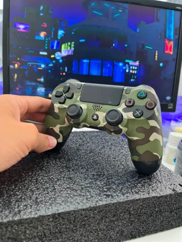 Controle ps4 original com analogicos magnéticos TMR
