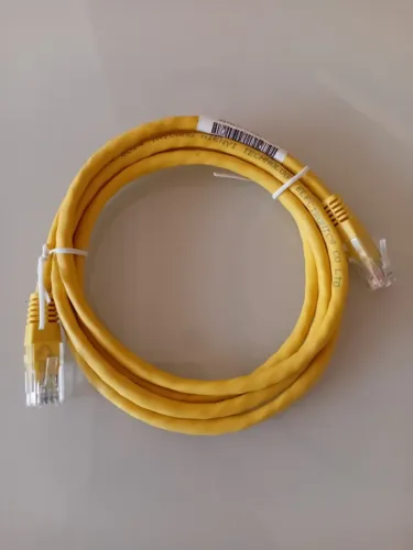 Cabo De Rede 1.5 Metro Curto Montado Pronto Fio Internet Rj45