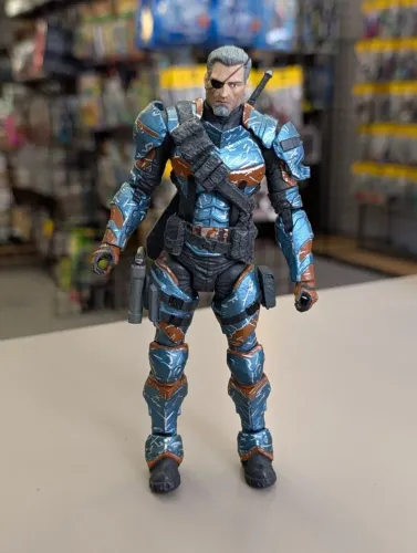 Deathstroke Exterminador Batman Arkham Origins Unmasked Loose DC Collectibles