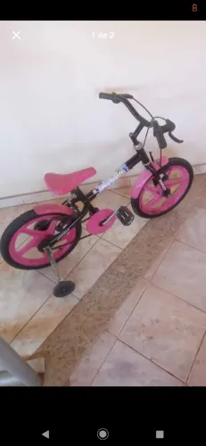 Bicicleta aro 16, só pegar e andar.