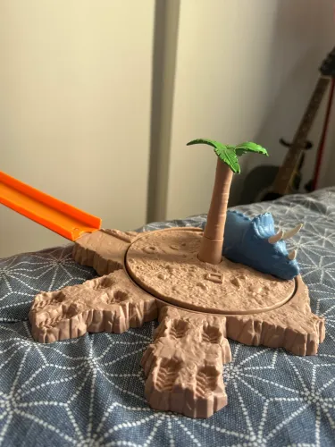 Pista Hot Wheels Triceratops - Colecionável