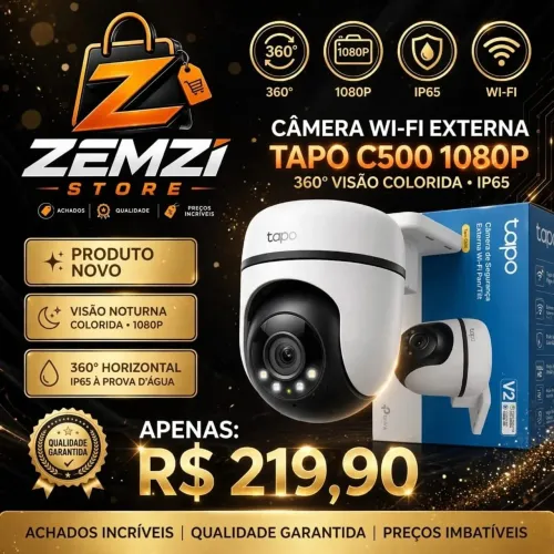CÂMERA WI-FI EXTERNA TAPO C500 1080P