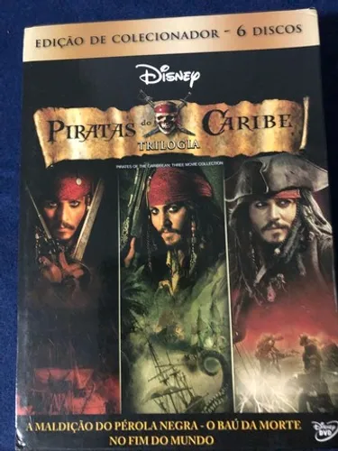 COLEÇÃO PIRATAS DO CARIBE - EDIÇÃO DE COLECIONADOR 