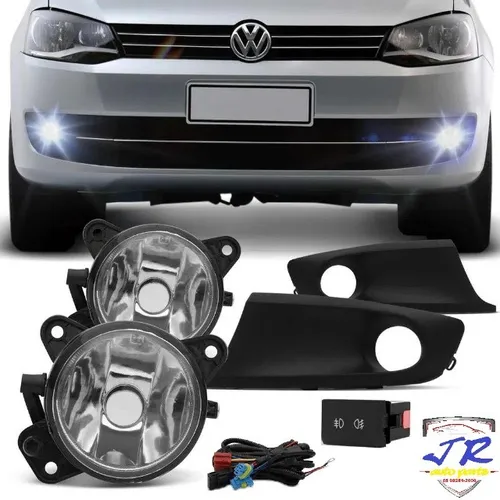 Kit Farol De Milha Fox Space Fox 2010 2011 2012 2013 Auxiliar Neblina
