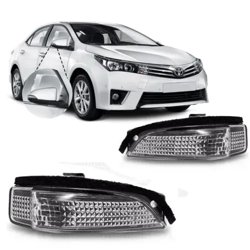Pisca de Retrovisor Toyota Corolla 2015 à 2019 - LD LE - Metagal