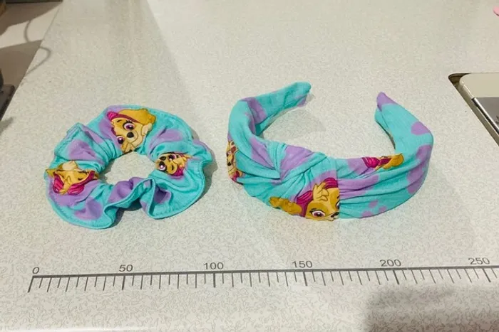 Tiara de tecido com Xuxinha kit