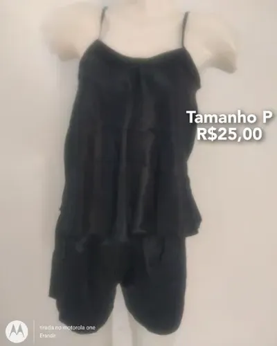 Baby dolls em cetim tamanho P conforto e qualidades que merecemos