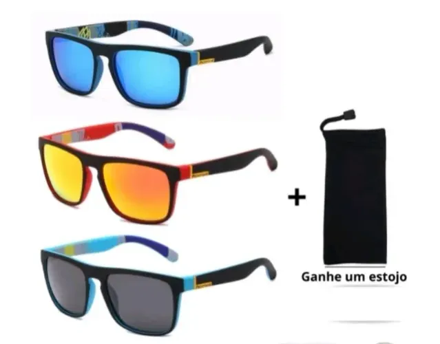 Oculos de sol polarizados da moda Homem e mulheres diversas cores
