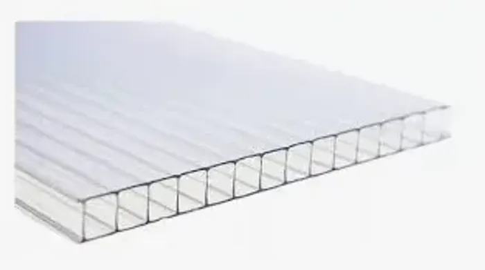 Chapa de Policarbonato Alveolar Cristal 1,05x6,00 6mm