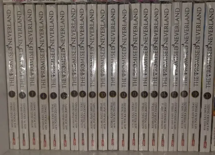 Venda de coleção de mangá (The Promised Neverland)