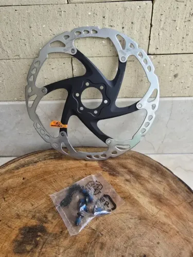 1 (um) Disco 203mm Freio Rotor Shimano Rt-76 com 6 Furos (NOVO)