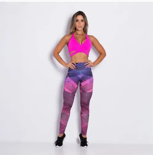 Legging Fitness Estampada - Nova com Etiqueta