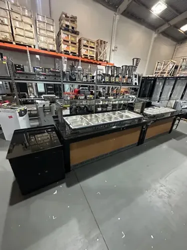 Buffet completo quente 2M  frio 1,75M e módulo - Gelopar 
