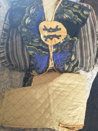 Conjunto cosplay samurai 