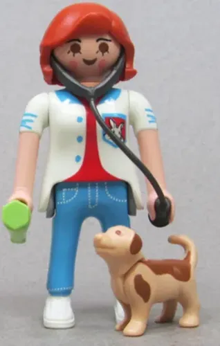 Playmobil figura série 2 Veterinária