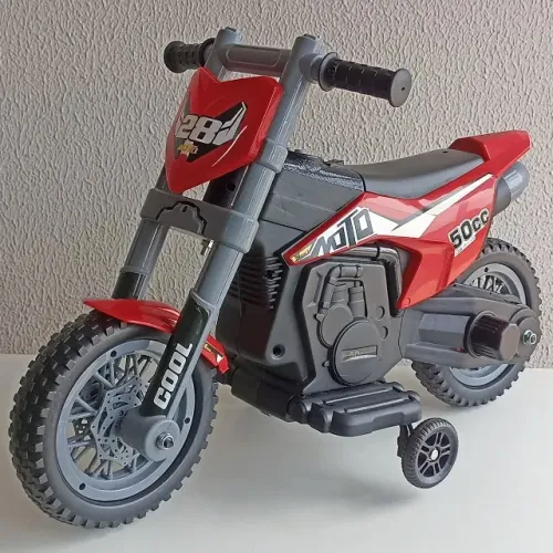 Mini Moto Elétrica Infantil Brinquedo Criança Com Rodinhas Bateria 6v
