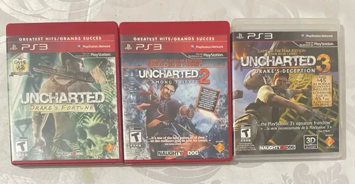 Coleção uncharted 3