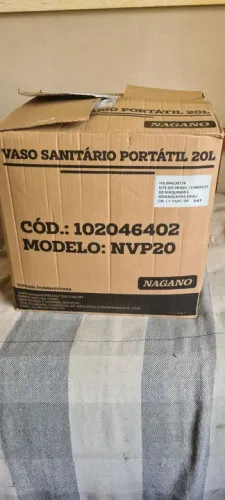 Vaso Sanitário Portátil 20L - Nagano