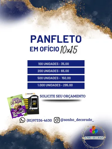 Panfleto em Ofício (PROMOÇÃO)
