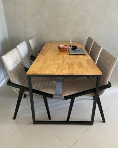 MESA DE JANTAR INDUSTRIAL