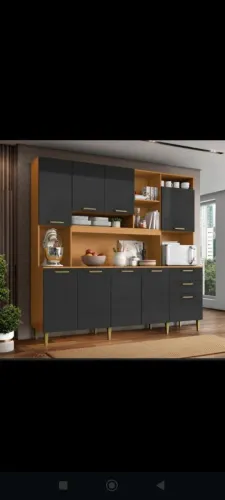 Lindo Armário de cozinha de pezinho Mega novo na embalagem