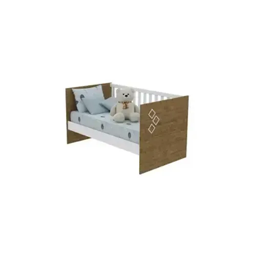 Berço Sonetto Mini Cama com Colchão - Semi Novo 