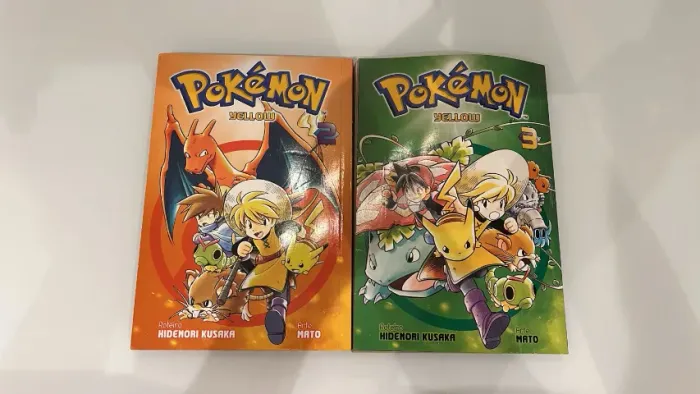 Mangás Pokémon Yellow Volume 2 e 3 (Usado)