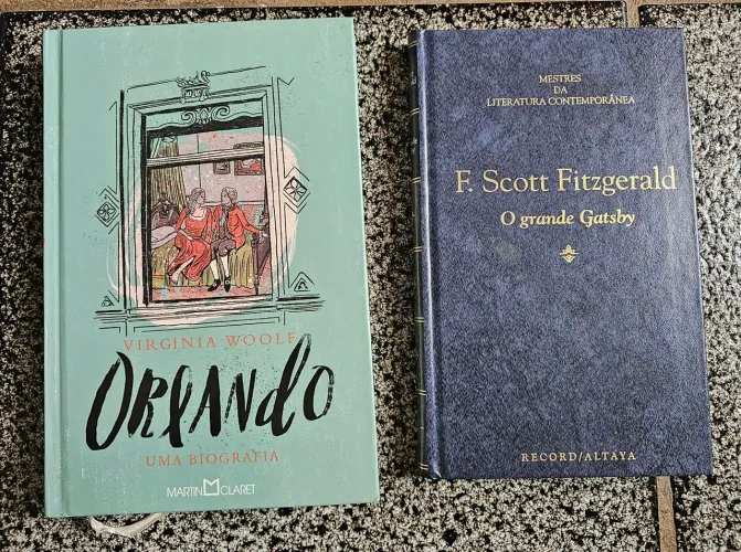 Kit c/ 2 Livros Clássicos: Orlando e O Grande Gatsby