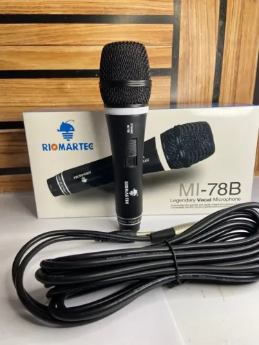 Microfone com Fio MI-78B RioMartec