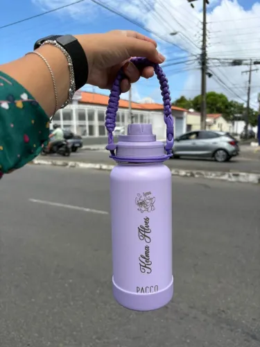 Garrafa 950ml + alça TRANÇADA