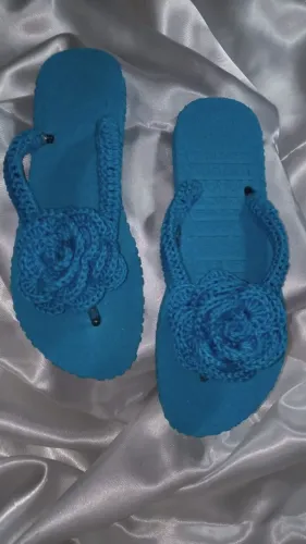Faço Chinelo Customizado Crochê Novo