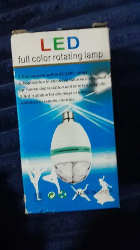 Lâmpada de Led rotativa