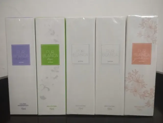 PERFUMES LINHA PUR BLANCA AVON 75ML - R$ 49,90 CADA