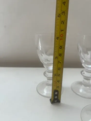 06 taças licor shots cristal importado