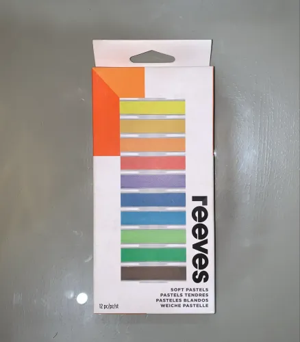 Giz Pastel Seco REEVES - 12 Cores
