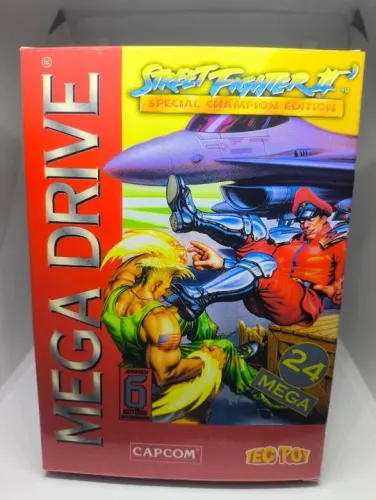 Caixa do Jogo Street Fighter 2 Special Champion Edition para Mega Drive - Inclui