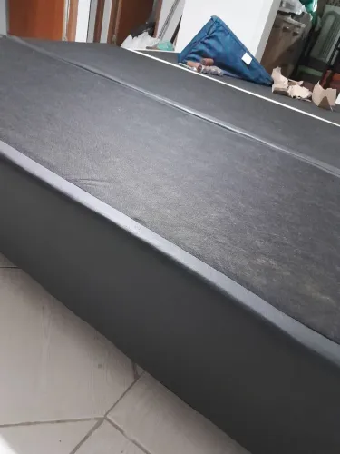 Base box cama queen preta $ 600