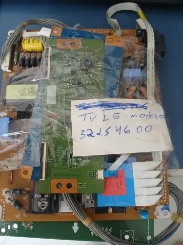 Placa fonte, principal, tcom e cabos de conexão tv lg 32ls4600