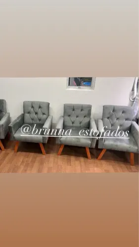 Poltronas de Luxo - Cinza