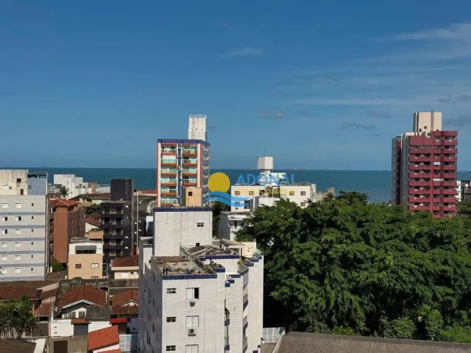 Cobertura próximo à praia com vista  Tombo  Guarujá